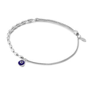 Alex and Ani Sterling Silver Evil Eye Bracelet